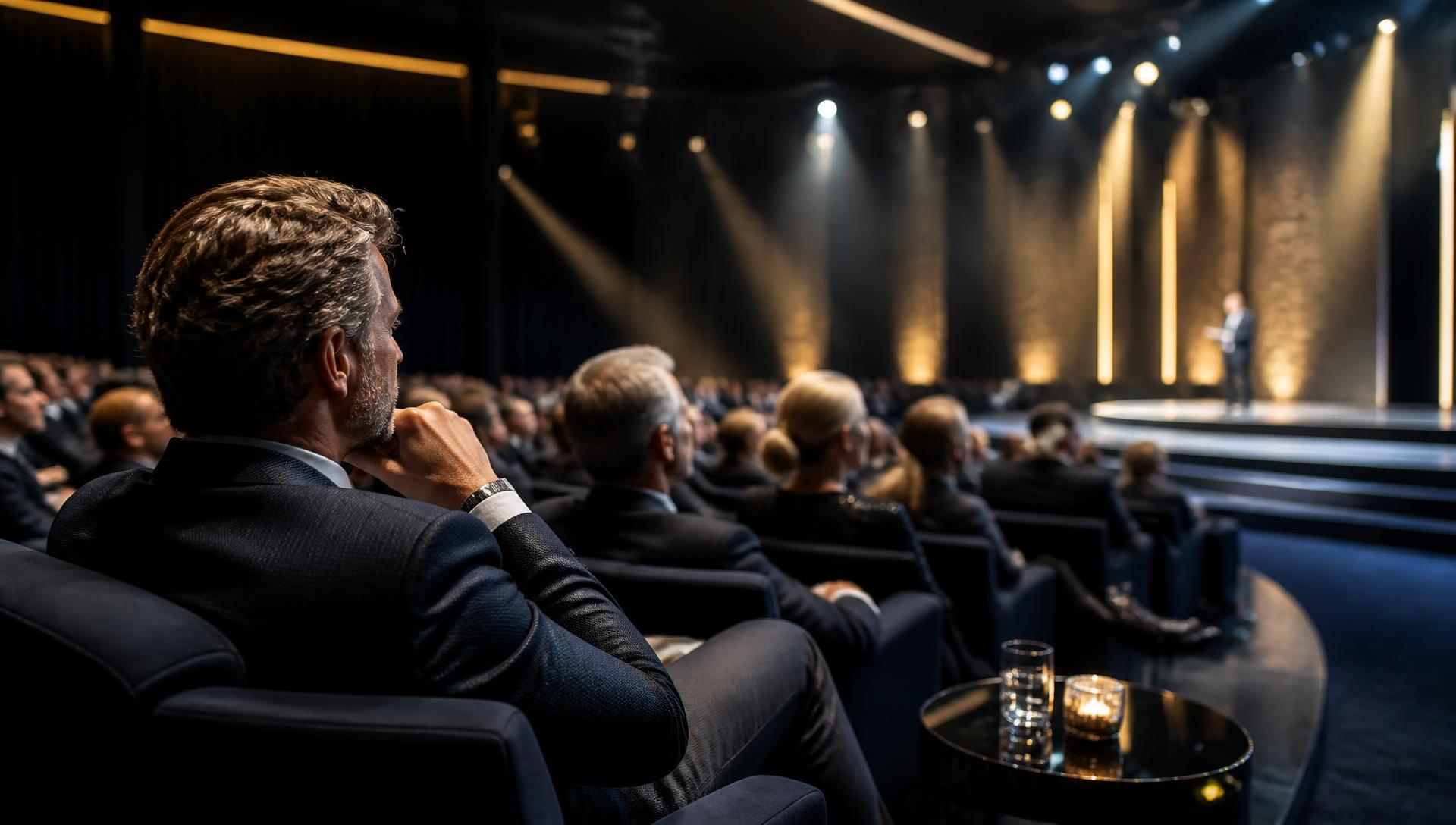 Plateia de executivos em auditório durante a Conferência de Luxo do E-Commerce Brasil